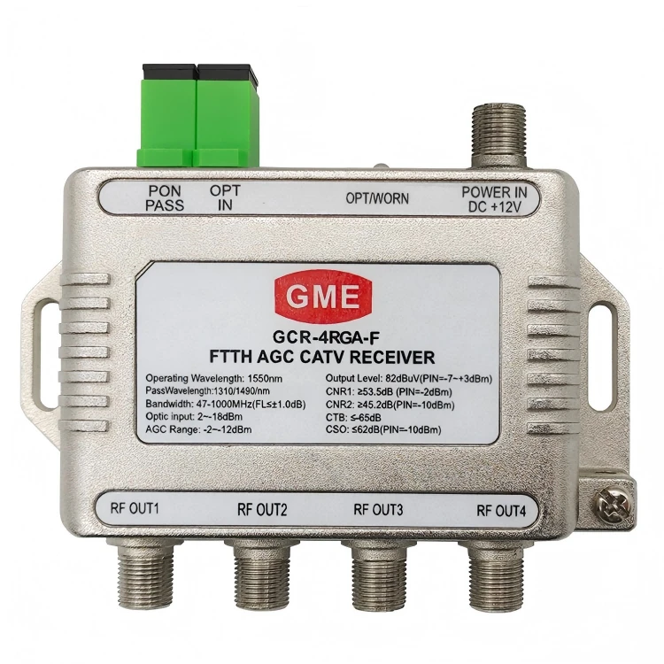 Wat zijn de toepassingsscenario's van FTTH AGC -kabelontvanger?